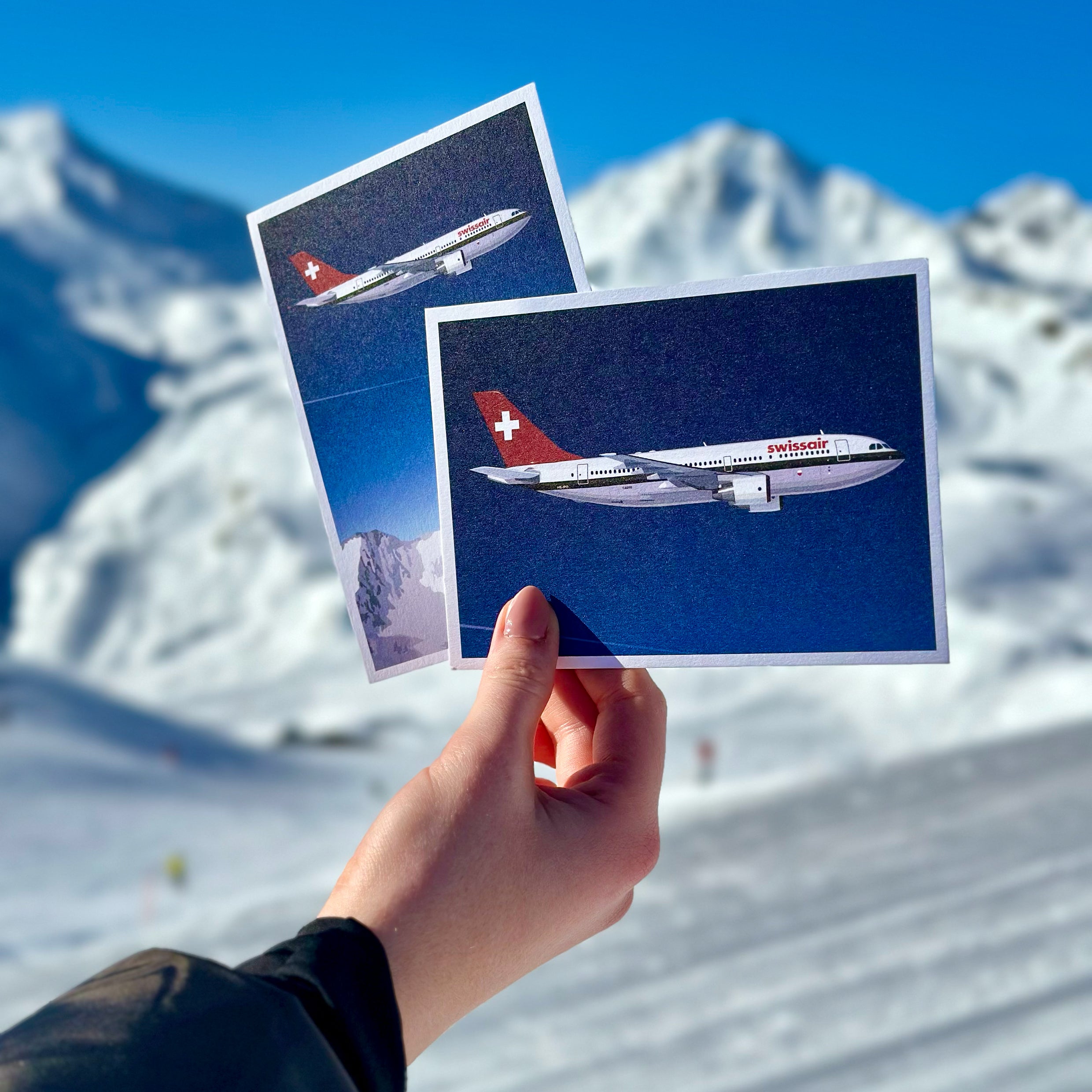 Swissair Postcard Collection