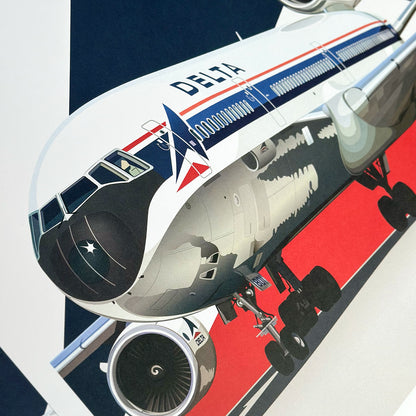 McDonnell Douglas MD-11 Delta Air Lines Widget Print