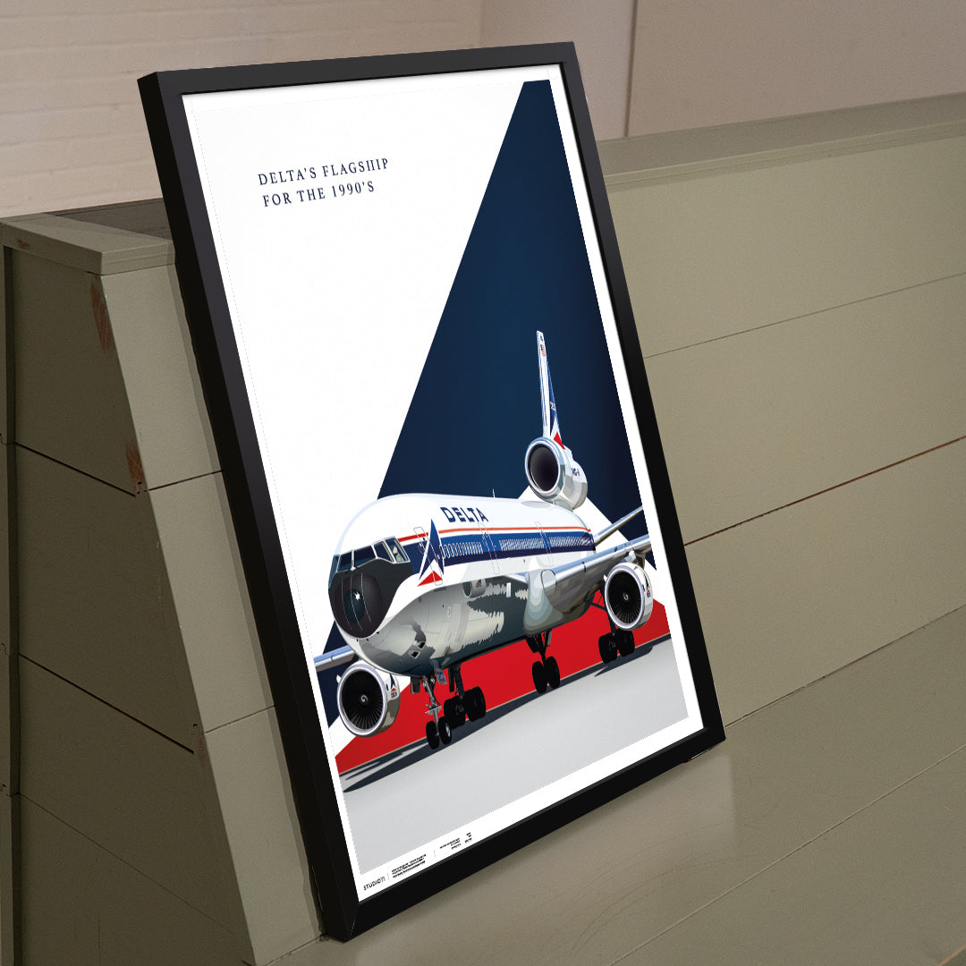 McDonnell Douglas MD-11 Delta Air Lines Widget Print
