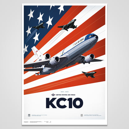 USAF KC-10A Extender & F-4D Phantom Poster
