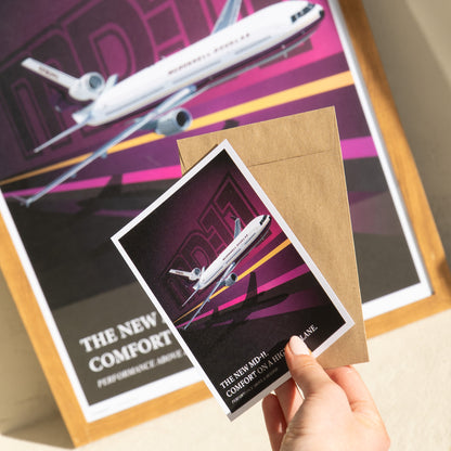 Collectors postcard: McDonnell Douglas MD-11 prototype N211MD promo