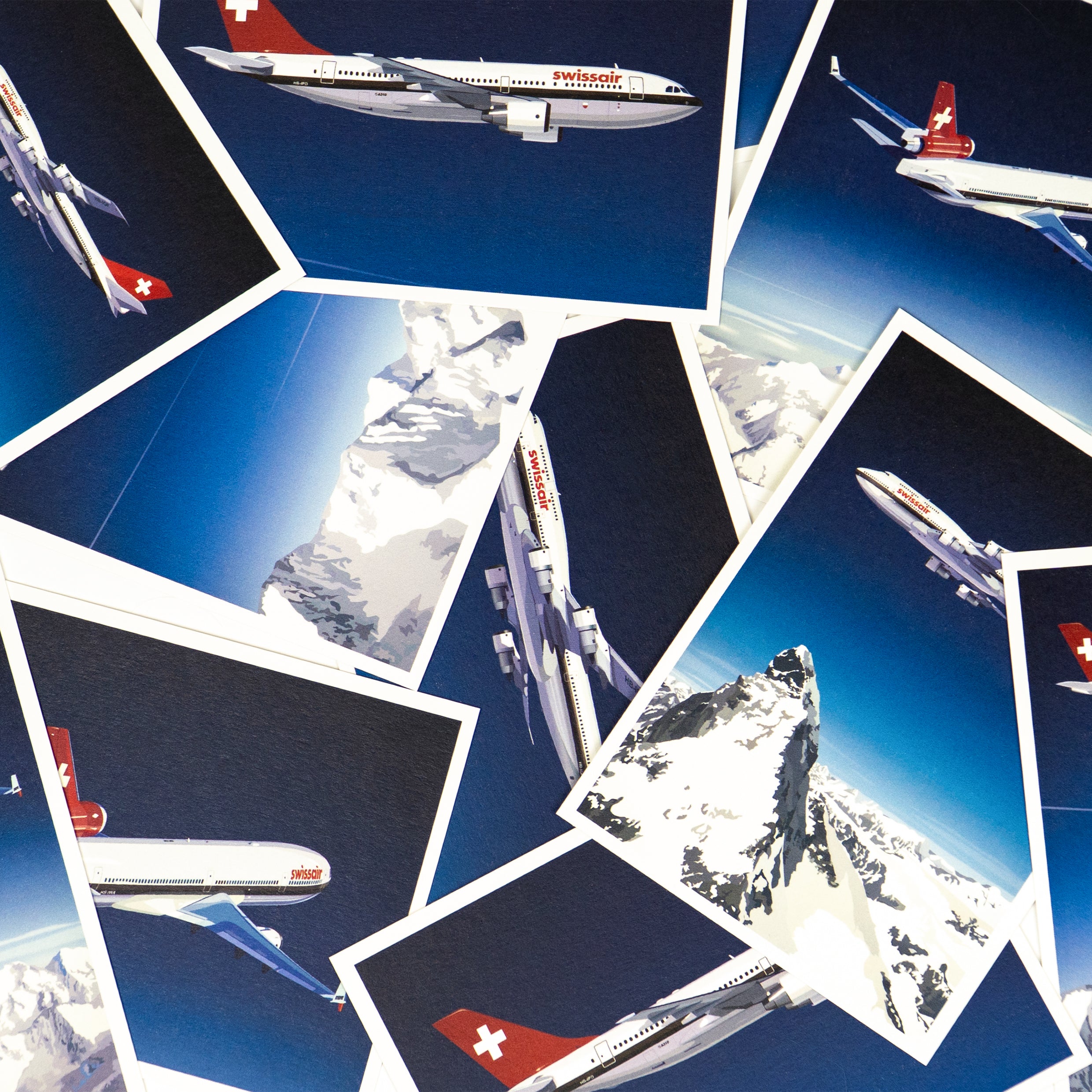 Swissair Postcard Collection