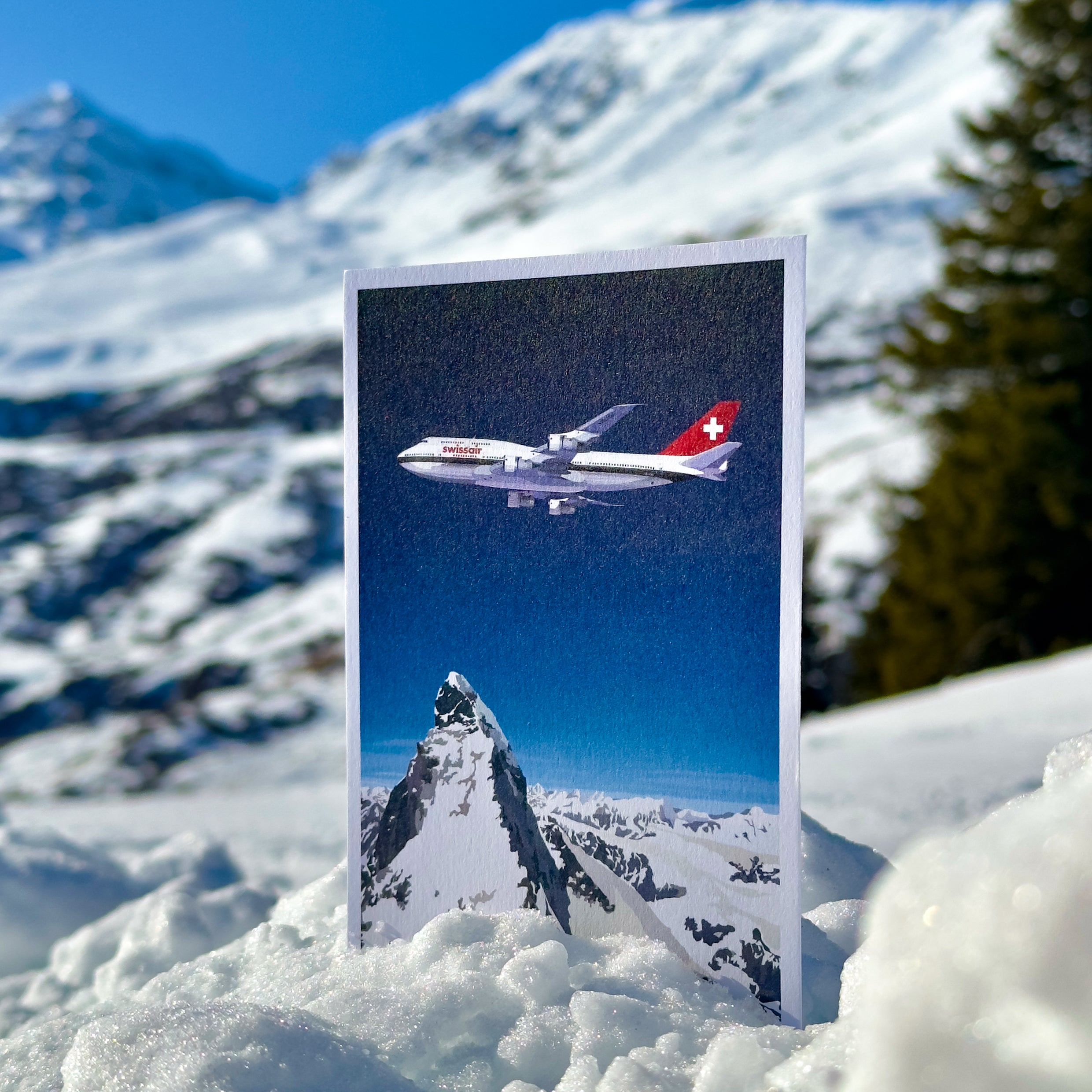 Swissair Postcard Collection