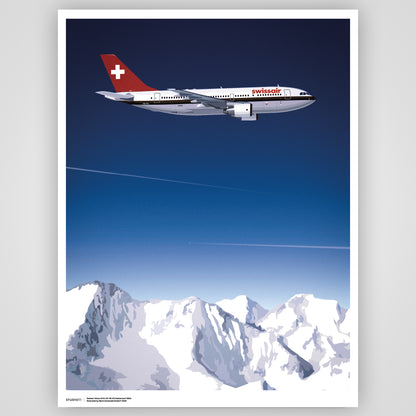 Swissair Collection: Airbus A310 Small Edition Print