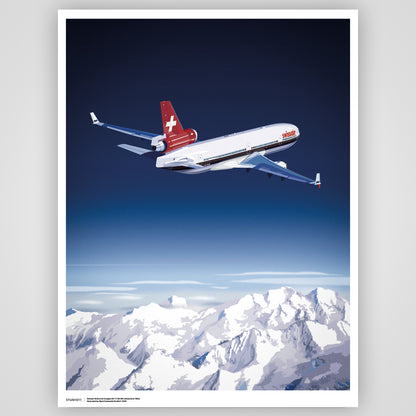 Swissair Collection: McDonnell Douglas MD-11 Small Edition Print