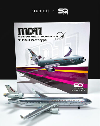 SQ Wings N111MD Aircraft Model Box Art